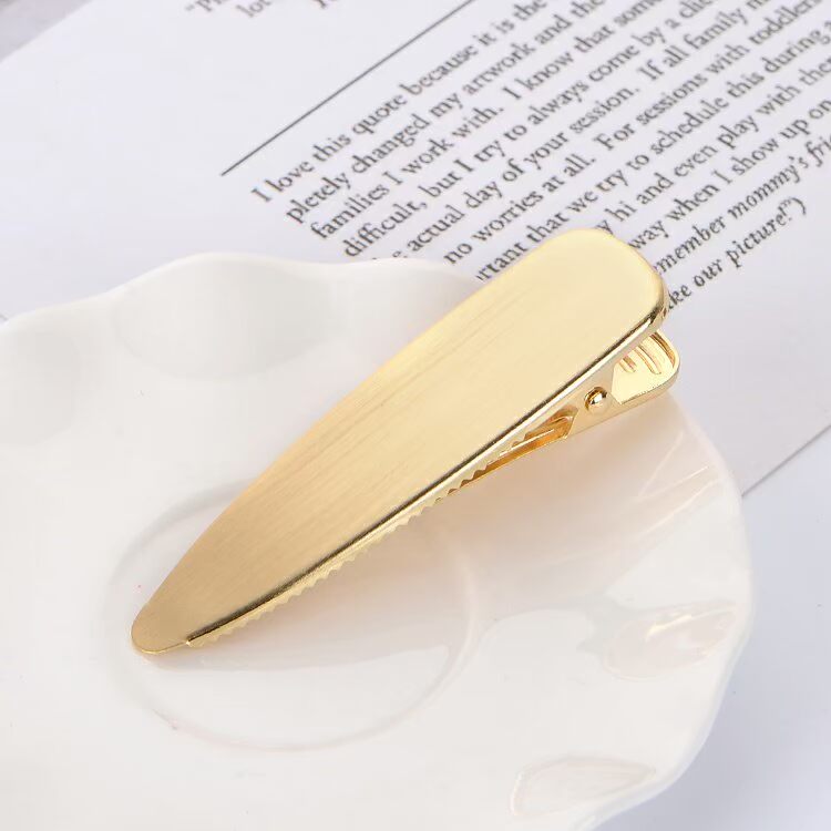 Phiên bản Hàn Quốc của phụ kiện tóc thanh lịch retro mờ chải kim loại kẹp tóc vịt vịt clip bangs clip bên clip kẹp tóc phụ kiện tóc gần đây