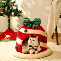 Рождественский кот гнездо