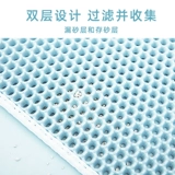 Кошачья песчаная подушка двойная фильтрация и выявление туалетной туалетной туалетной туалетной туалетной кошачьи