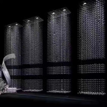 Hollow Partition Wedding Crystal Bead Curtain Bead Bead Chain Wedding Ceiling Pineapple Bead Curtain Stage Background Decoration