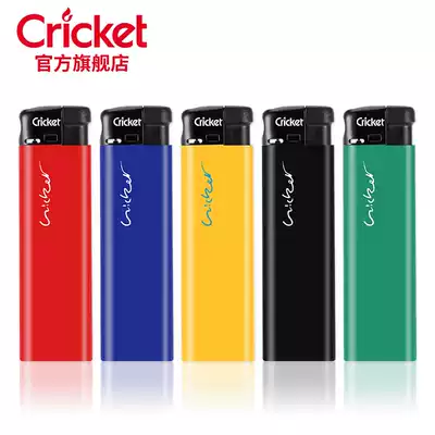 Cricket Grasshopper official imported solid color disposable explosion-proof creative boxed electronic lighter