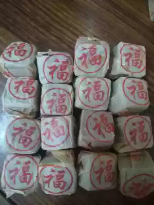 Yunnan Pu'er tea 2009 Fu Zi Pu'er tea Xiaotuo Tea square brick cooked tea 500 grams old tea special clearance