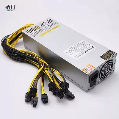 Chain force new small steel gun 2U2000W silent power supply rated 1800W single 12V Server Main case