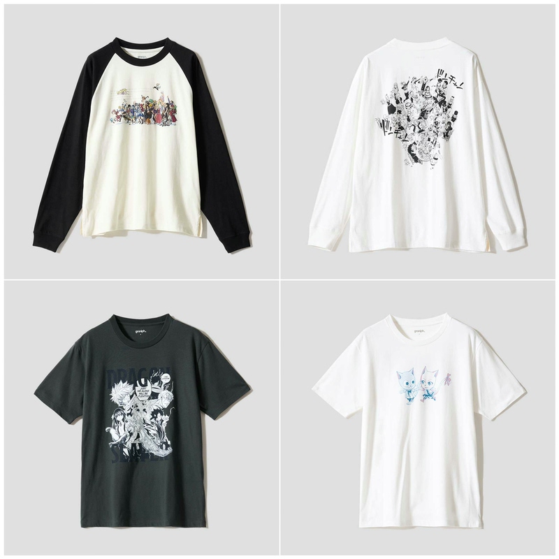 Purchase after Placing Order: Japanese Proxy Purchase of Graniph Fairy Tail Collaboration Long-Sleeve T-Shirt and Short-Sleeve T-Shirt