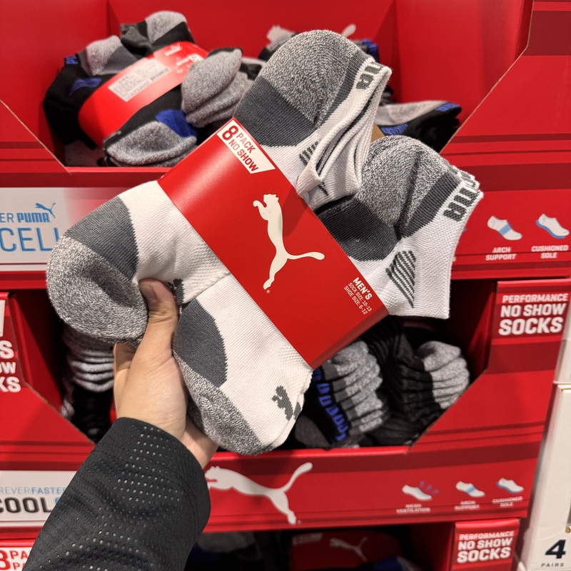 Costco Domestic Purchasing Agent Puma Men's Sports Towel Socks Shock-Absorbing Sweat-Absorbing Breathable Short Socks Costco Domestic Purchasing Agent Puma Men's Sports Towel Socks Shock-Absorbing Sweat-Absorbing Breathable Short Socks