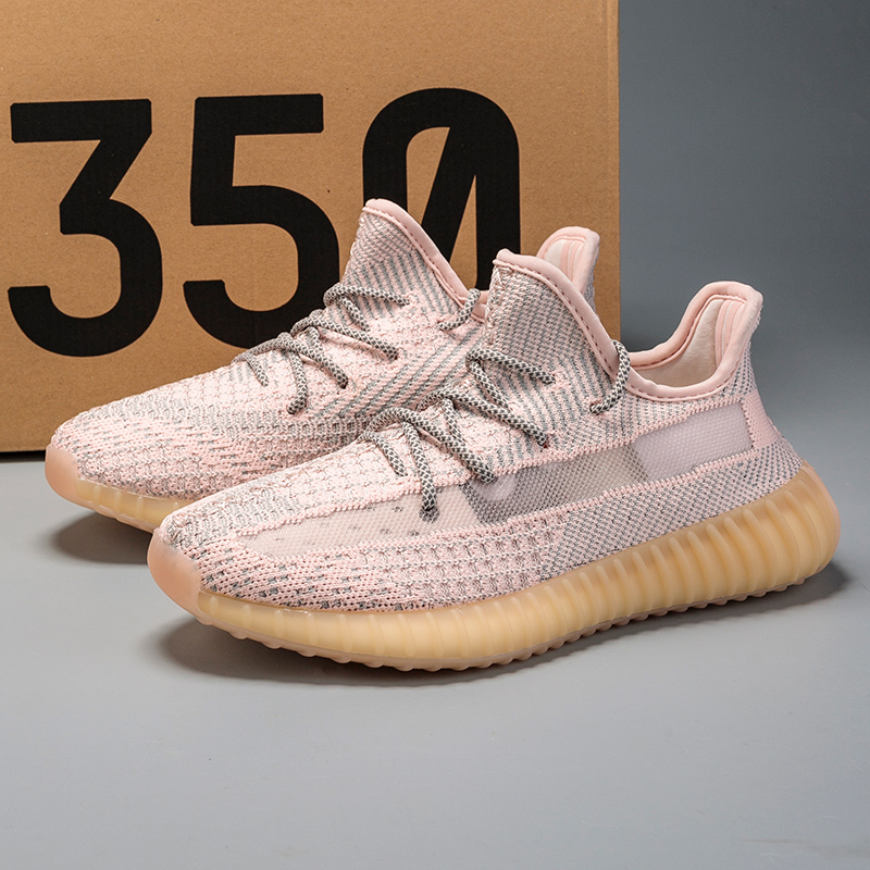 High Version Of Star SilverBinadi KANYE   YEEZY Star State Coconut shoes male 350 babysbreath Putian summer tide shoes Official website quality goods