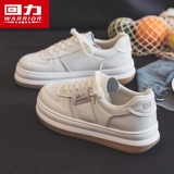 Warrior, весенняя демисезонная белая обувь, тонкие кроссовки на платформе