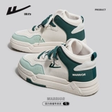 Warrior, высокие туфли, универсальная белая обувь, кроссовки на платформе, осенние