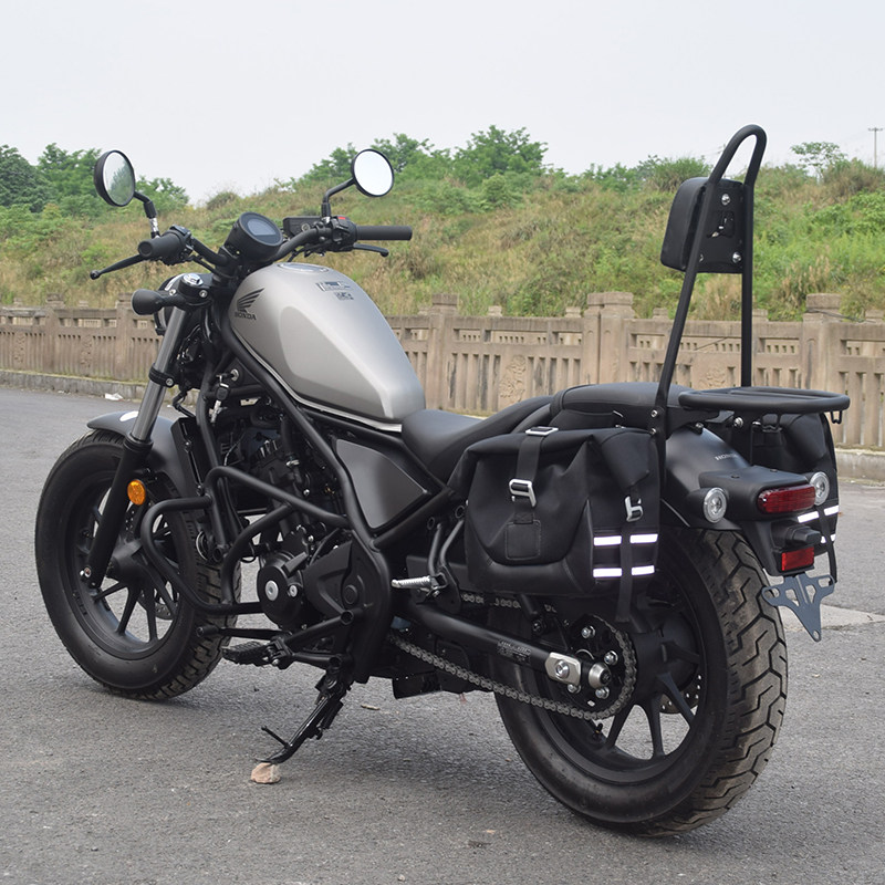 Applicable Honda rebel Rebel person CM500 300 side bag hanging bag Cloth Bag Without Distortion Retrofit with bracket