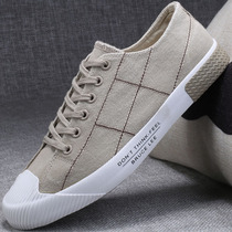 2021 new spring and summer breathable Mens shoes mens shoes tide casual board shoes Korean version shoes low canvas shoes