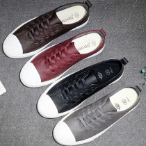 Mens shoes spring trendy shoes 2021 New Korean version of Joker shoes mens British trend leather shoes board shoes mens casual shoes