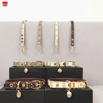 Pet Dog Traction Rope Small Dog Kitty Bullfight Item Ring Tide Card Fashion Teddy Snownery Etc General Gift Box Dress