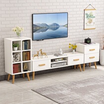 TV cabinet modern simple coffee table combination set small living room master bedroom simple TV cabinet Nordic style