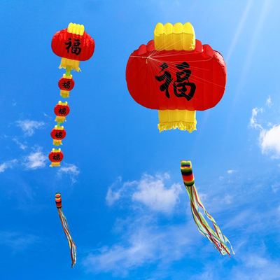 2024 Новый Wudu, связывающий Gate Fuxing Gao Zhao Fu zi fu zi Zi Lantern Software Kite, большой взрослый взрослый трехмерный хороший полет