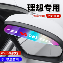 Ideal rearview mirror rain brow Ideal ONE L7L8L9max car reversing mirror rain shield rain brow shield rain shield