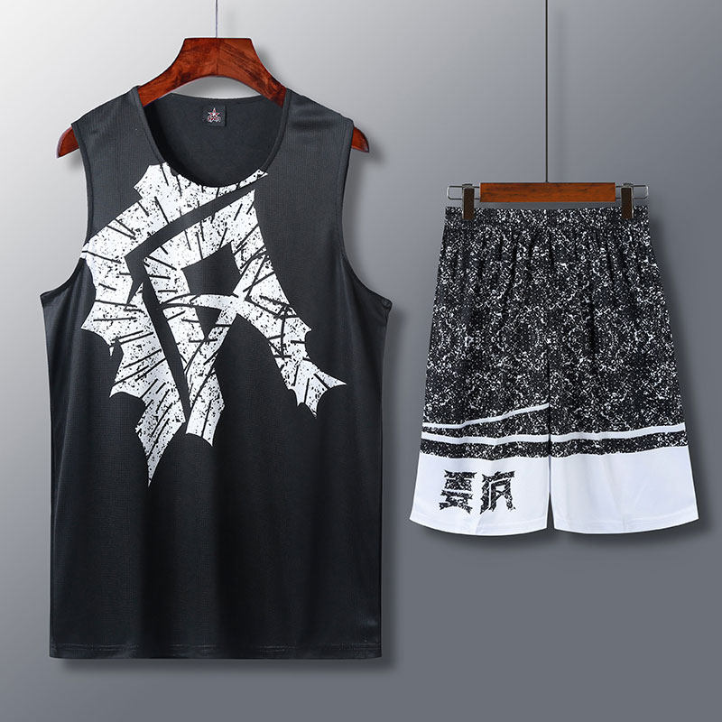 Basketball clothes suit men's custom student sports training conserved women's competition uniforms big size to go crazy jersey group buy print