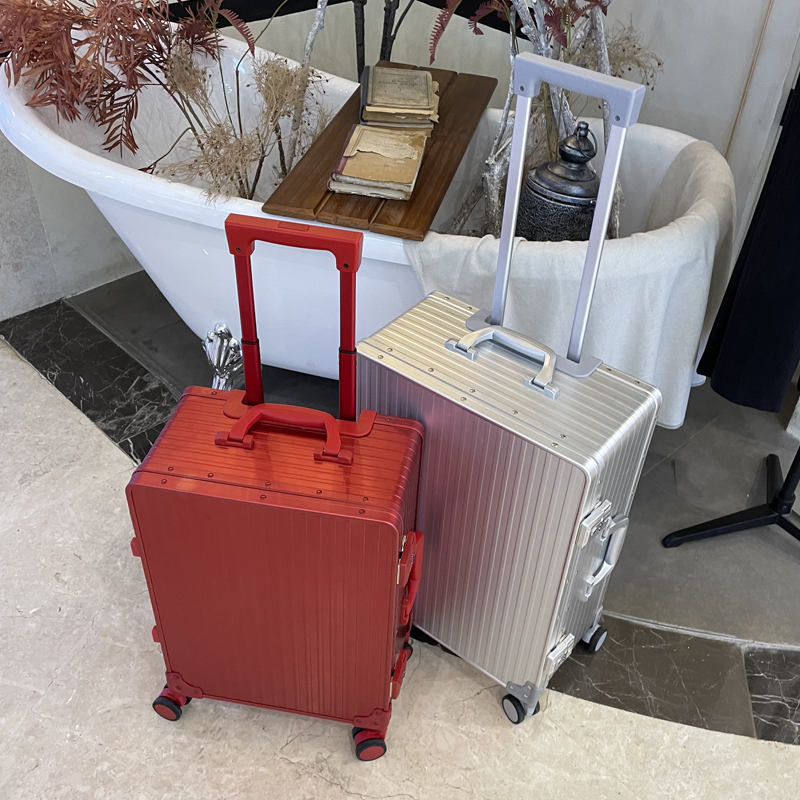 Nineteen open large-capacity 20 all-aluminum-magnesium alloy trolley case universal wheel 24 men and women tide travel luggage boarding 30