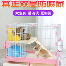Luxury Rabbit Cage Villa special large room Automatic clear dung Pet Nest Rabbit Supplies Rabbit dedicated rearing cage
