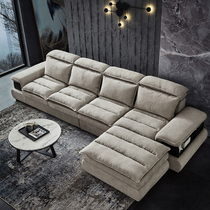 Light and luxurious sofa Double trio Nordic minimalist modern living room Small family type washable latex sofa combination