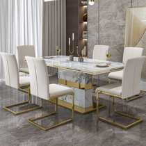Table Modern Minima Light Extravagant Home Cold Emerald Bright Light Rockboard Dining Table And Chairs Combined Small Family Dining Table Rectangle