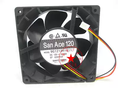 9G1212H1011FAN 120X38MM 12VDC RBLS TACH]
