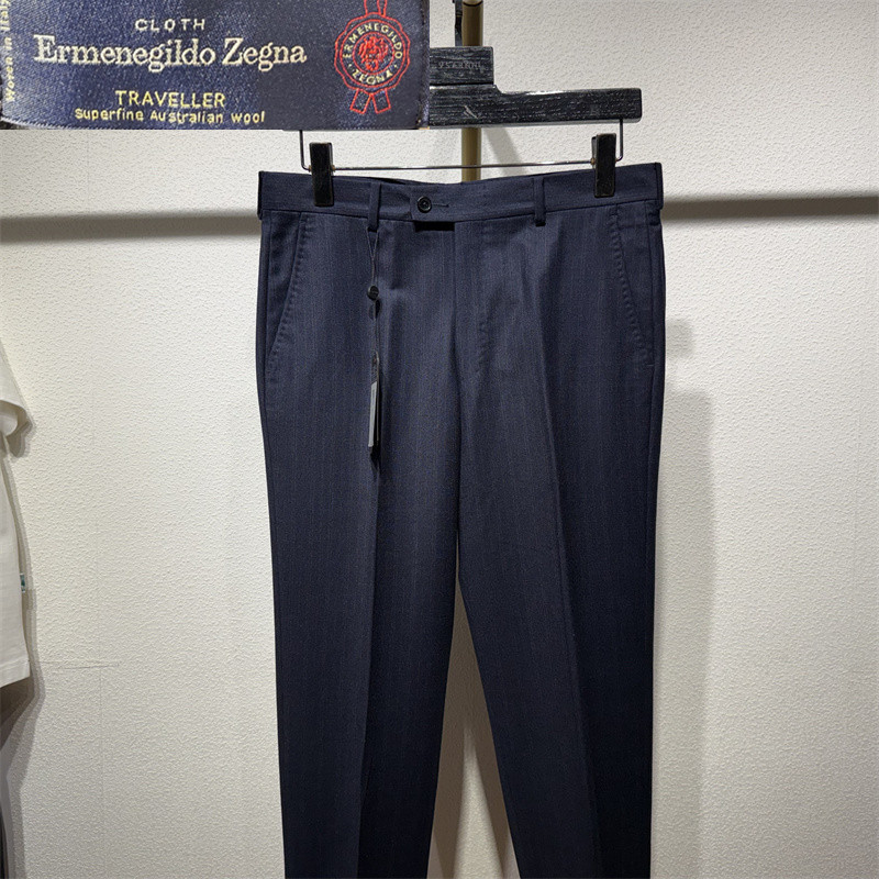 99.5% Wool + 0.5% Mulberry Silk Imported Fabric Gro Brand Business Trousers with Tag 4140 99.5% Wool + 0.5% Mulberry Silk Imported Fabric Gro Brand Business Trousers with Tag 4140