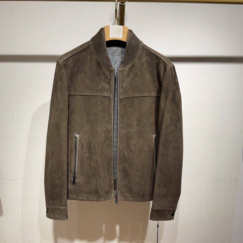 Authentic Outlet: Men's Casual Versatile Commuter Autumn/Winter Sheepskin Jacket, Tag Price 5800 Authentic Outlet: Men's Casual Versatile Commuter Autumn/Winter Sheepskin Jacket, Tag Price 5800