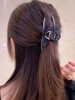 Mesh Hair Clip for Women, Summer Shark Clip for the Back of the Head, Trendy Hair Accessory, Elegant Bow Hair Clip