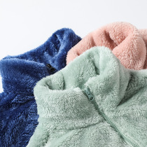 Coral velvet jacket for women polar fleece outdoor double-sided velvet fleece jacket for men warm and thickened fleece jacket jacket liner