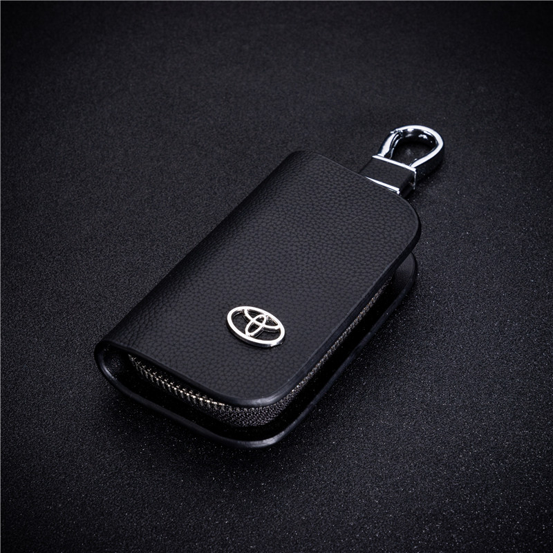 Toyota Highlander key set 2018 special new Highlander key bag leather 7-seat car intelligent remote control