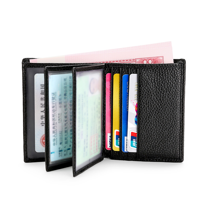 Leather driver's license leather case men's multi-function ID card package card case motor vehicle driver's license case multi-card pocket small wallet