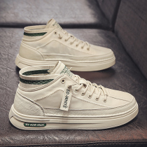 Men Shoes Spring 2022 New Trendy High Favor Shoes Autumn Winter Plus Suede Warm Cotton Shoes Casual Sails Shoes Men Tide Shoes