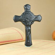 Hetian Jade Qingyu works God loves the world Pendant Qingyu cross pendant for men and women