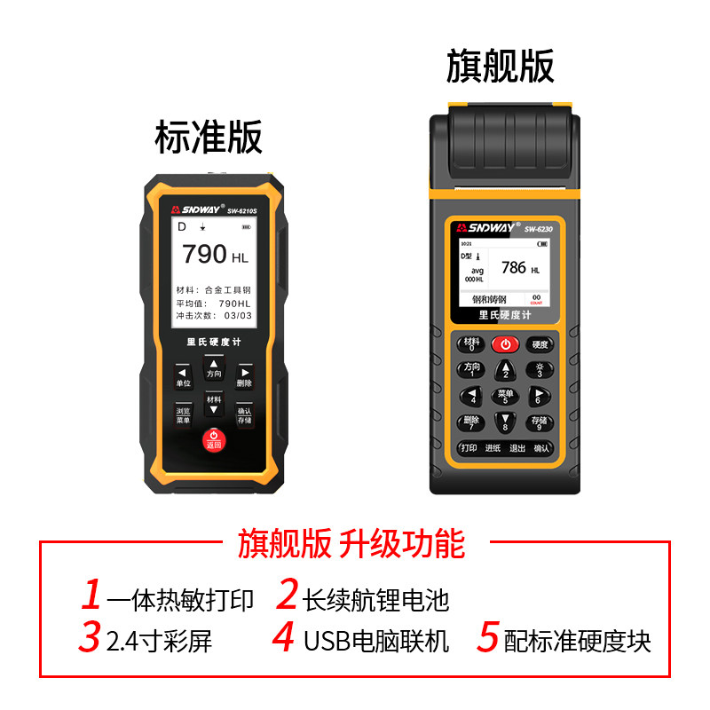 Shendawei Hardness Tester Portable High-Precision Rockwell Hardness Tester for Heat-Treated Metal Mold Testing