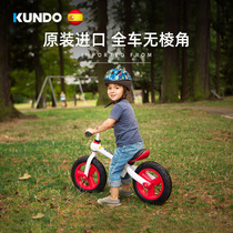 KUNDO children's balance car without pedal baby children's slide car children's balance car EVO