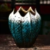 Mới phong cách Trung Quốc bình hoa lớn khô bình hoa trang trí nhà hiện đại phòng khách trang trí hoa cắm tàu ​​container thủy canh - Vase / Bồn hoa & Kệ