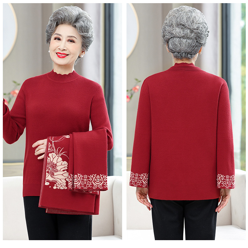 E5841 1490K ÁO LEN NỮ TAIRYA DÁNG DỘNG MÙA XUÂN THU ĐÔNG TRUNG NIÊN THỜI TRANG NỮ G04 SẢN PHẨM MỚI