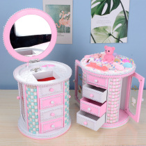Children DIY Music Box Princess Jewelry Storage Box Material Bag Mosaic Dresser Handmade Toy