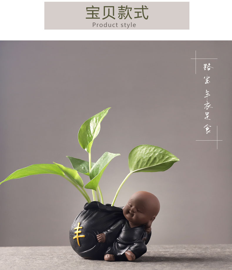Sáng tạo nước xanh thủy canh bình dụng cụ nước nhà máy nước chậu cây chậu phòng khách cắm hoa trang trí nhà trang trí - Vase / Bồn hoa & Kệ các loại bình cắm hoa