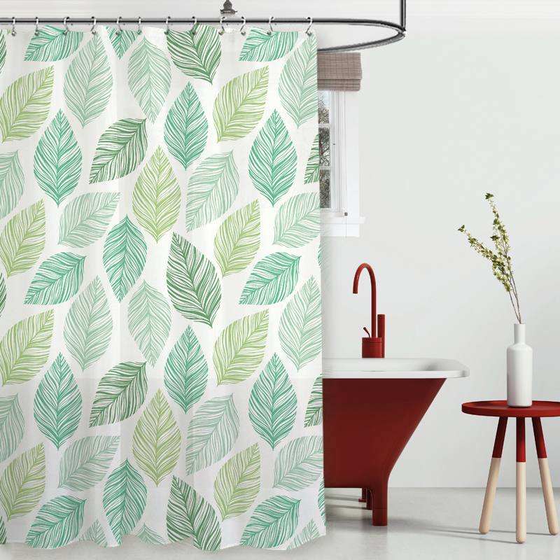 Bathroom waterproof bath Curtain Cloth MAKEUP ROOM SEPARATOR SHELTER FOR HANGING CURTAIN PERFORATED BATH CURTAIN ROD SUIT BATH CURTAIN DOOR CURTAIN