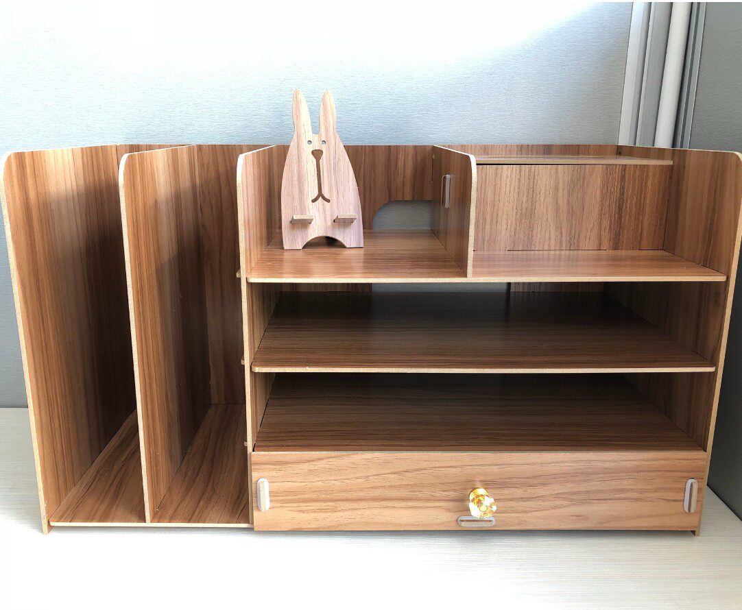 Office supplies desktop storage box plastic small drawer type storage cabinet multi-layer desk folder Sundries