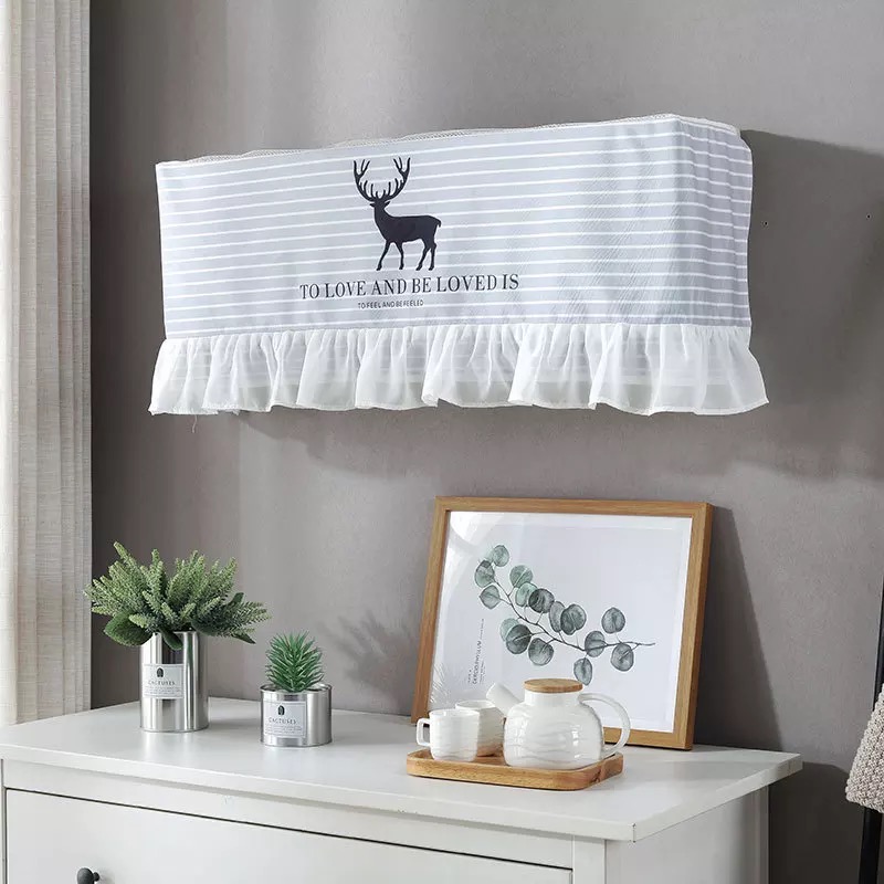 Helgri air conditioning cover with air conditioning cover in Nordic printing air conditioning wall with air conditioning cover