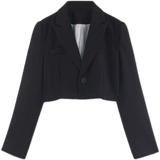 Брендовый короткий костюм, куртка, коллекция 2022