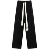 Брендовые приталенные спортивные штаны, на шнурках, свободный прямой крой