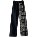 Брендовые джинсы, ретро штаны, высокая талия, осенние, свободный крой