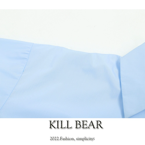 Брендовая летняя мультяшная рубашка с бантиком