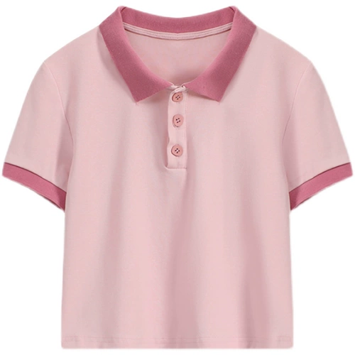 Брендовая летняя сексуальная футболка polo, короткий рукав