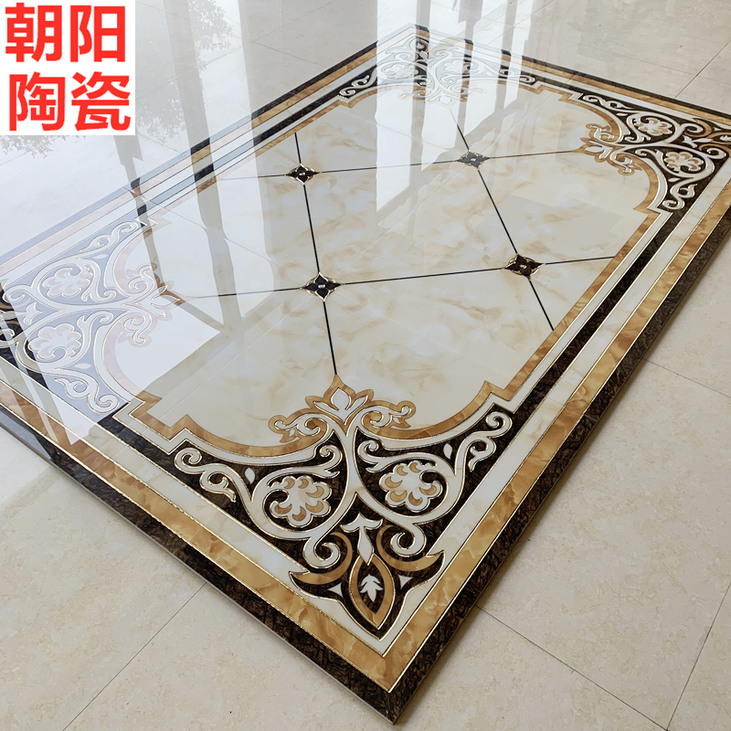 Living Room Microcrystalline Stone Mosaic Floor Tiles Throwing Crystal Tiles Restaurant Corridor Shape Water Knife Ground Heart Tiles European Style Floor Mosaic Tiles