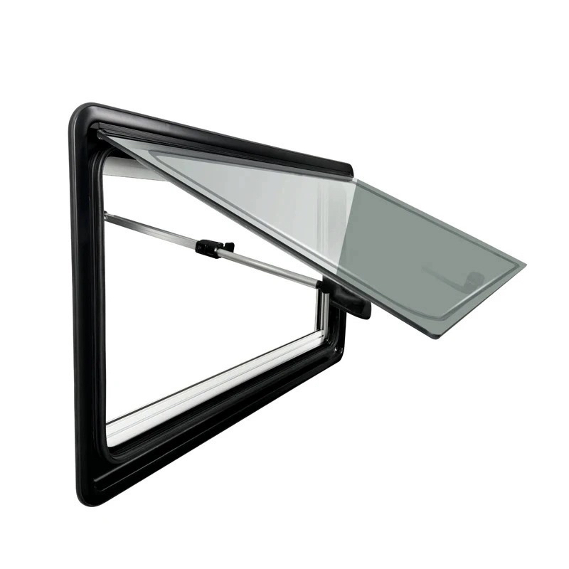 New Rv Windows, Self-Propelled Travel Trailer Accessories, Double-Layer Push-Out Windows, Rounded Corner Flat Windows