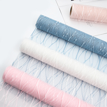 Korean lightning gauze goddess flower mesh bouquet rose flower wrapping paper flower paper material flower art gauze net